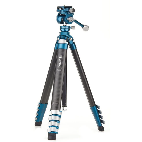 Benro CyanBird 2’si 1 arada Karbon Foto/Video Tripod Kiti ürün görseli 1