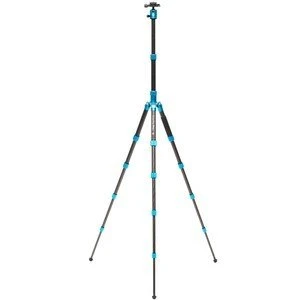 Benro MeFoto RoadTrip PRO CF Tripod Blue - Resim 2