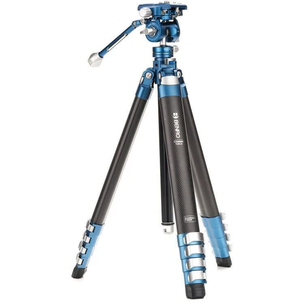Benro TCBC25FS20PROC501 CyanBird Seri 2 Hibrit Karbon Fiber Fotoğraf/Video  Tripod Kiti ürün görseli 1