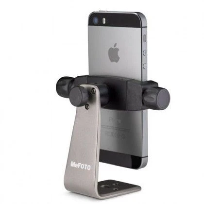 Benro MeFoto Aluminum Phone Holder Titanium ürün görseli 1