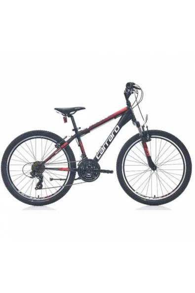 Carraro 24j Speed 240 Dağ Bisikleti MAT SİYAH-KIRMIZI ürün görseli 1