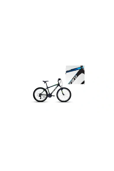 Carraro SPEED 260 ERKEK DAĞ BİSİKLETİ 360H V 26 JANT 21 VİTES MAT SİYAH MAVİ KOYU MAVİ Çok Renkli ürün görseli 1