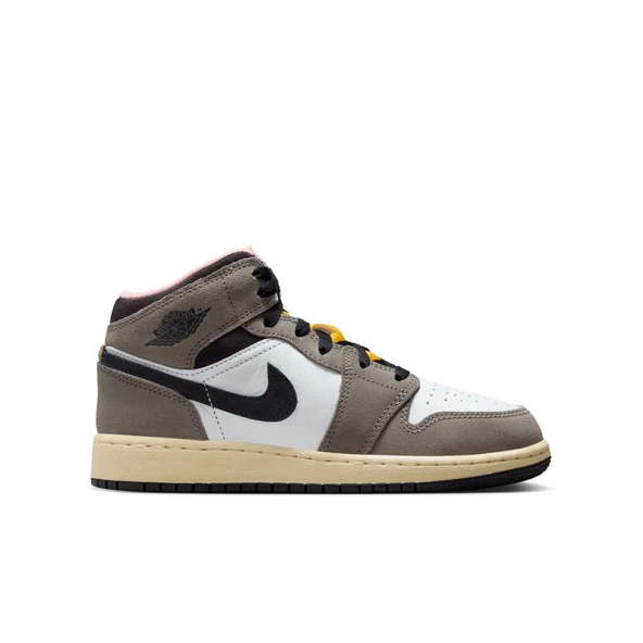 Air Jordan 1 Mid SE 'Cave Stone' Gs Basketbol Ayakkabısı   HQ2014-100 ürün görseli 1