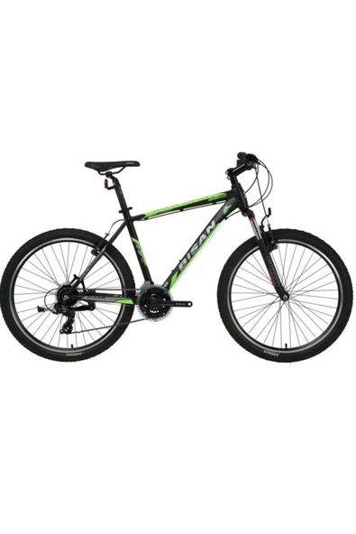 Bisan Mtx 7050 27.5 V Fren 48cm Siyah Yeşil Mtb Dağ Bisikleti siyah - yeşil ürün görseli 1