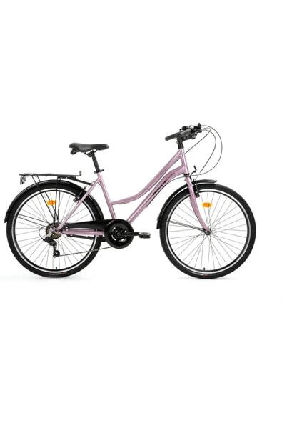 Bisan SMİLE 44 cm 26 Jant PUDRA PEMBE 7 Vites Şehir bisikleti BLC Çok Renkli ürün görseli 1