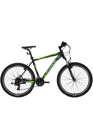 Bisan MTX 7050 V BRAKE 17-43 26 JANT 3X7 VİTES SİYAH YEŞİL alüminyum Dağ Bisikleti BLC Çok Renkli ürün görseli 1