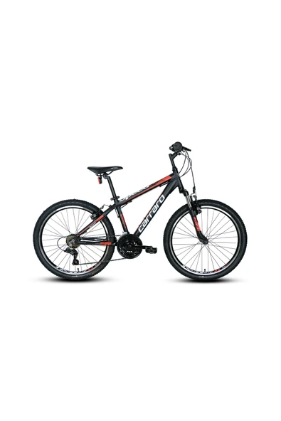 Carraro SPEED 240 ERKEK DAĞ BİSİKLETİ 360H V 24 JANT 21 VİTES MAT SİYAH KIRMIZI KOYU KIRMIZI Çok Renkli ürün görseli 1