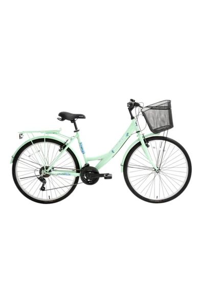 Bisan Lotus-25 Ürün rengi: Mi̇nt Yeşi̇l Kadro: 44 Cm Vites: 3x7 Vi̇tes Tekerlek: 26'' MİNT YEŞİL BEYAZ ürün görseli 1