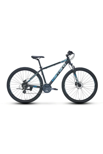 Carraro Force 750 27.5 Jant, Hidrolik Fren, 24 Vites Dağ Bisikleti 43 Kadro (160 ile 180 cm arası boy) Mat Siyah Mavi Gümüş ürün görseli 1