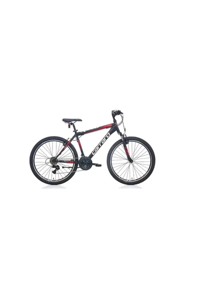 Carraro SPEED 260 ERKEK DAĞ BİSİKLETİ 410H V 26 JANT 21 VİTES MAT SİYAH KIRMIZI KOYU KIRMIZI Çok Renkli ürün görseli 1