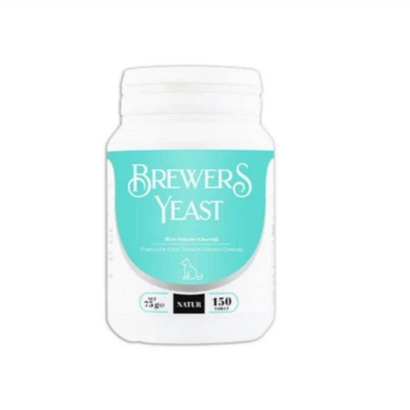 Brewers Yeast 150 Tablet Sarımsaklı Bira Mayası (Büyük Irk ve Çoklu Evler İçin) ürün görseli 1