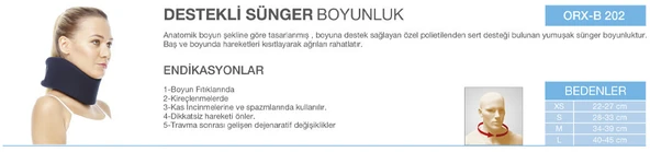 Orlex Destekli Sünger Boyunluk Orx - B 202 - Resim 2