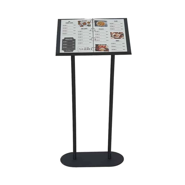Restoran Önü Metal Menü Panosu Folder (Dosya Tipi) ürün görseli 1