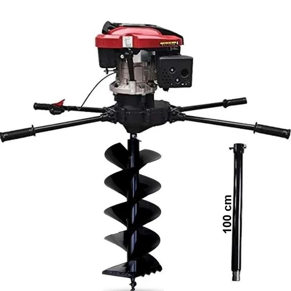 Gardenpro 1P70F Loncin Motorlu Toprak Burgu Makinası 7 Hp 300 mm ürün görseli 1
