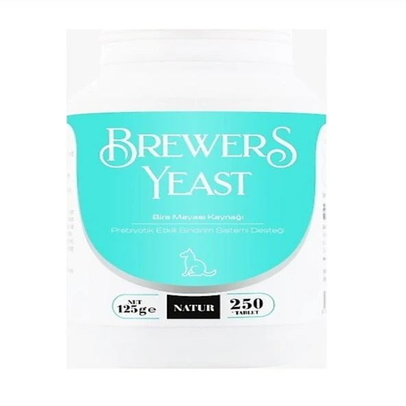Natur Brewers Yeast 250 Tablet Sarımsaklı Bira Mayası (Dev Irk ve Çoklu Evler Mega Boy) ürün görseli 1