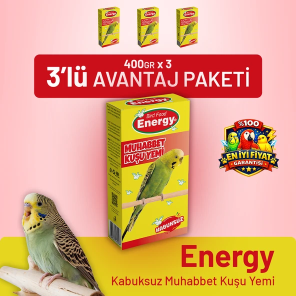 Kabuksuz Muhabbet Kuşu Yemi - 3 Adet ürün görseli 1