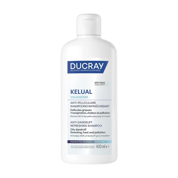 Ducray Kelual Squanorm Anti-Dandruff Refreshing Shampoo 400 ml ürün görseli 1