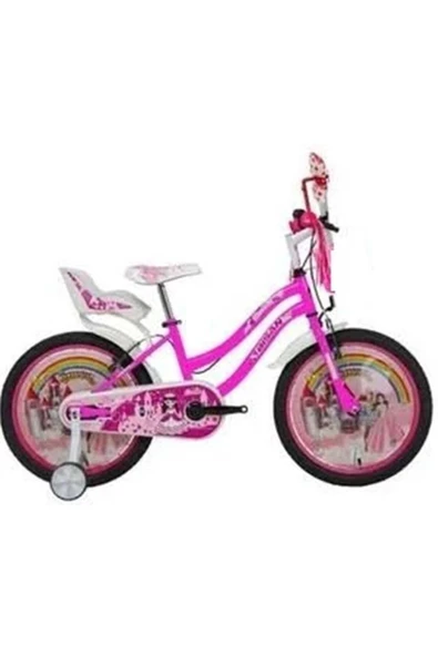 Bisan BİSAN QUEEN KIZ ÇOCUK BİSİKLETİ 30CM V 20 JANT METALİK PEMBE PEMBE Pembe ürün görseli 1