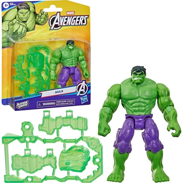 Marvel Avengers Action Verse Aksiyon Figürü G2469 G3100 Hulk ürün görseli 1