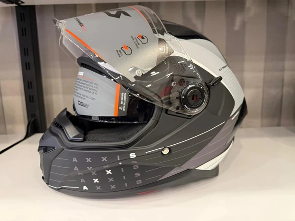 AXXIS KASK PANTHER SV DIMENSION MAT GREY - Resim 2