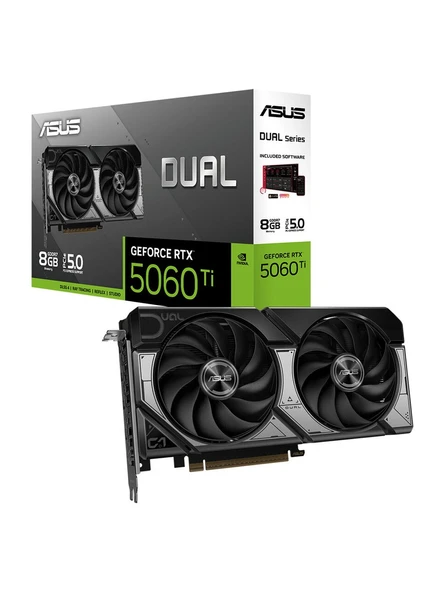 Asus Geforce Rtx 5060 Ti Dual 8G 8Gb Gddr7 128 Bit Dlss 4 Dual-Rtx5060Ti-8G Ekran Kartı ürün görseli 1