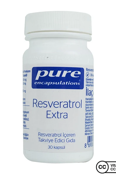 Pure Encapsulations Resveratrol Extra 30 Kapsül - Resim 2