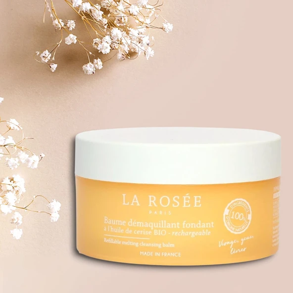 La Rosee Paris Organik Kiraz Yağı içeren Eriyen Makyaj Temizleme Balsamı 90 ml. ürün görseli 1