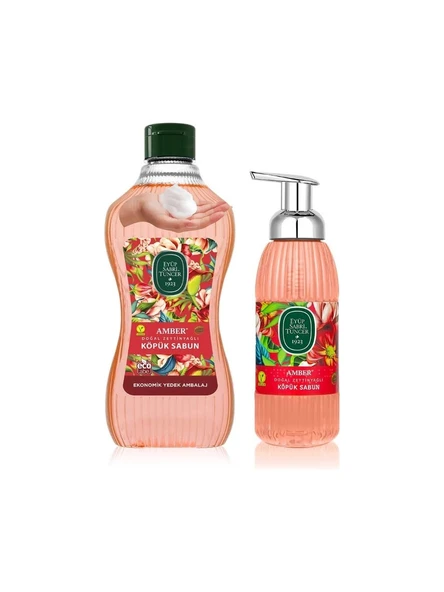 Eyüp Sabri Tuncer Amber Doğal Zeytinyağlı Köpük Sabun 1.5 LT+500 Ml ürün görseli 1
