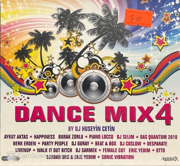 (Plak Değildir CD dir) CD Dance Mix 4 CD - Resim 2