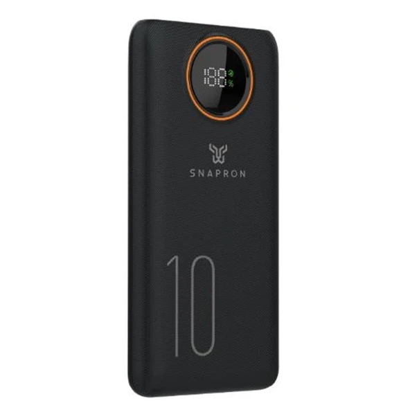 Snapron Snp-3012 10.000 Mah Lcd Ekran Dahili Kablolu 22.5W Hızlı Şarj Powerbank ürün görseli 1