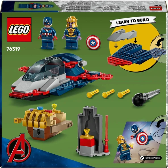 LEGO Marvel Kaptan Amerika 76319 - Resim 5