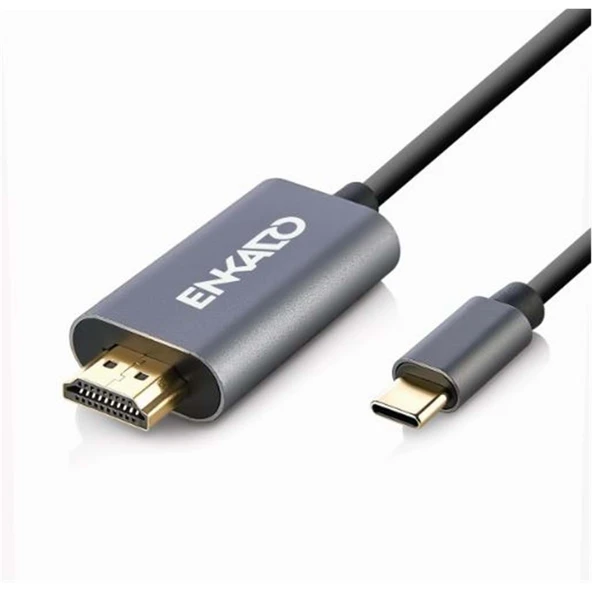 Enkado Ekd-Tp40 Type-C To Hdmi 4K-2K 30Hz 1,8 Metre Cable ürün görseli 1