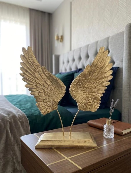 Dekoratif Melek Kanadı Biblo - Resim 6