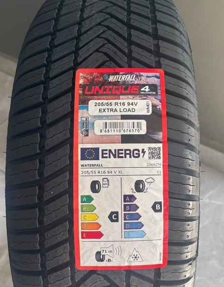 205/55R16 94V XL UNIQUE 4 SEASONS WATERFALL ürün görseli 1