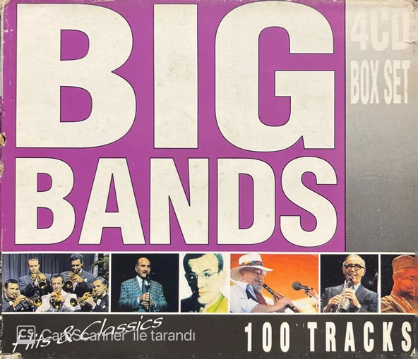 (Plak Değildir CD dir) CD Big Bands Hits & Classics 4 CD Jazz Box Set CD ürün görseli 1