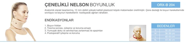 ORLEX Çenelikli Nelson Boyunluk ORX-B204 - Resim 2