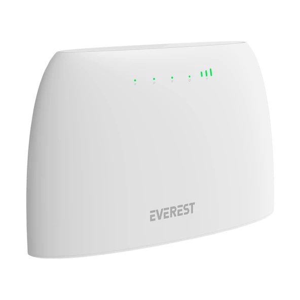 Everest Ewr-4G03 300Mbps 2.4Ghz Wifi 1Xwan 1Xlan 1X Sim Card 4G Lte Wireless Router ürün görseli 1