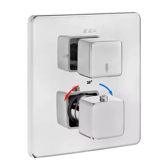 Eca Krom Termostatik Ank Banyo/Duş Bat 2 Yollu S.Ü. 102167216-KDE ürün görseli 1