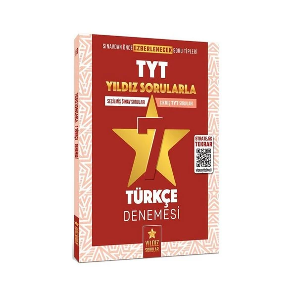 Yıldız Sorular Yayınları TYT Türkçe Deneme TYT Türkçe Deneme Sınavı YKS Hazırlık Kitabı ürün görseli 1