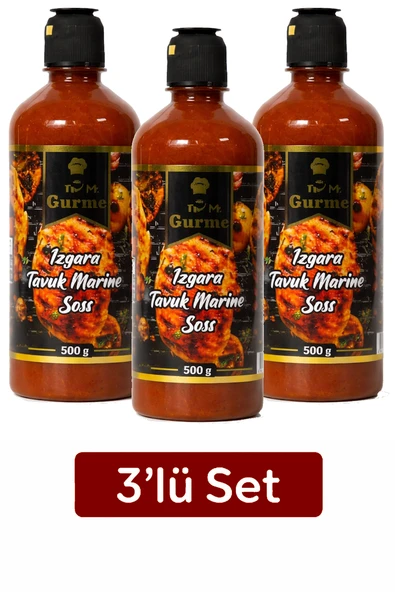 Mr Gurme Izgara Tavuk Marine Sos 500 Gr x 3 Adet ürün görseli 1