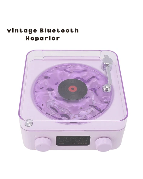 Retro Bluetooth Hoparlör MOR ürün görseli 1