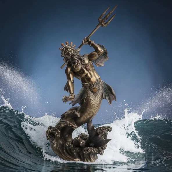 Wise VERONESE BİBLOLAR - Mitoloji & Tarih-POSEIDON Ebat:17x13,5x30,5 CM ürün görseli 1