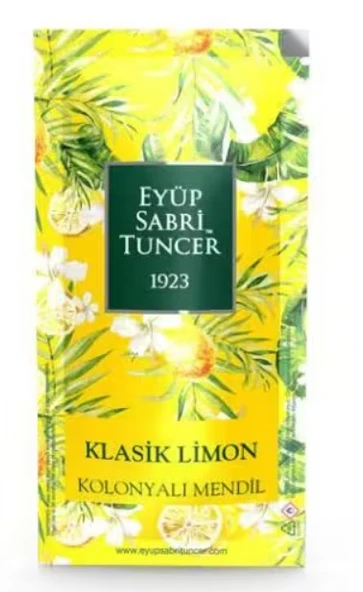 Eyüp Sabri Tuncer Klasik Limon Kolonyalı Mendil 150'li ürün görseli 1