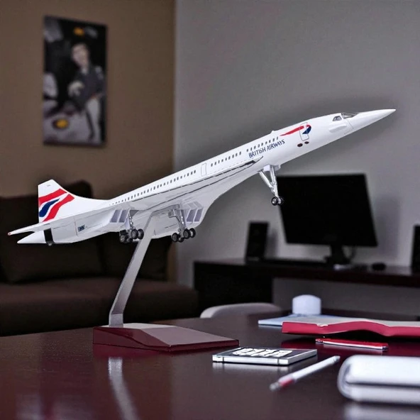 CONCORD／France…1/125 約50cm BIG模型 Concorde Air France – 1:125