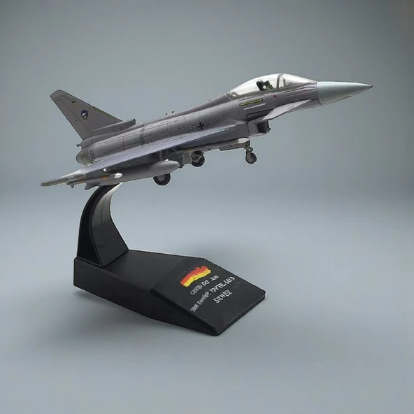 Maket Uçaklar-TYPHOON SAVAŞ UÇAĞI Ebat:1/100 17x17x6,5 CM ürün görseli 1