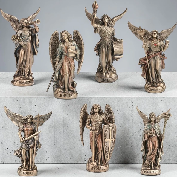 Wise VERONESE BİBLOLAR - Mitoloji & Tarih-WISE 7 Lİ ARCHANGELS SET Ebat: 5,5x5x10 CM ürün görseli 1