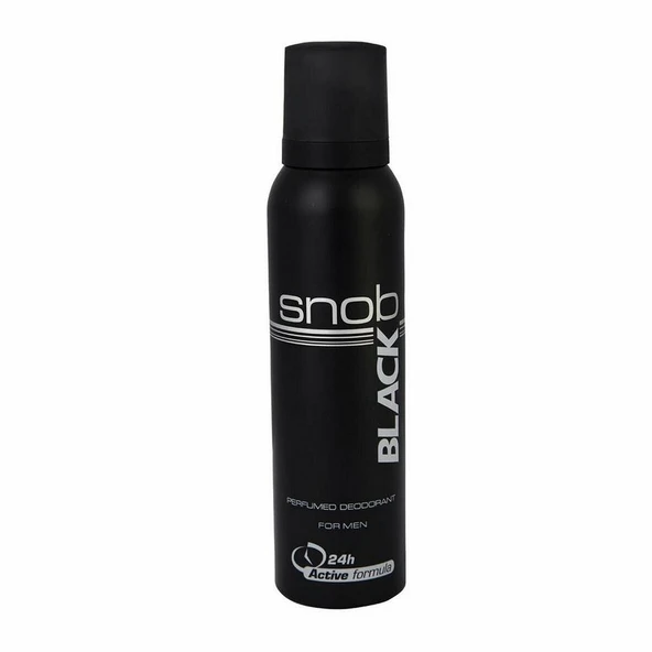 Snob Black For Men Deo 150 ml ürün görseli 1