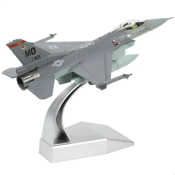 juliart home dekor Maket Uçaklar-F16 SAVAŞ UÇAĞI Ebat 1:100 14x10x5 CM ürün görseli 1