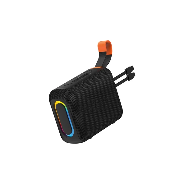 5000mAh Powerbankli Bluetooth Hoparlör - Kendinden Kablolu Taşınabilir Ses Bombası ürün görseli 1