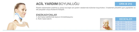 ORLEX Acil Yardım Boyunluğu ORX-B210 - Resim 2